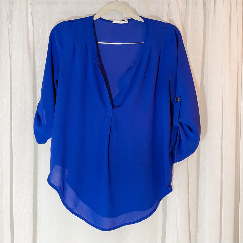 Lush XS Blue Blouse